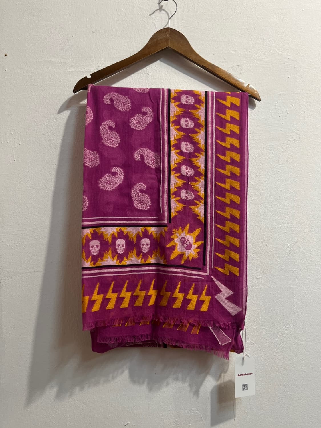 쟈딕앤볼테르 패턴 코튼 블렌드 스카프 상품이미지1