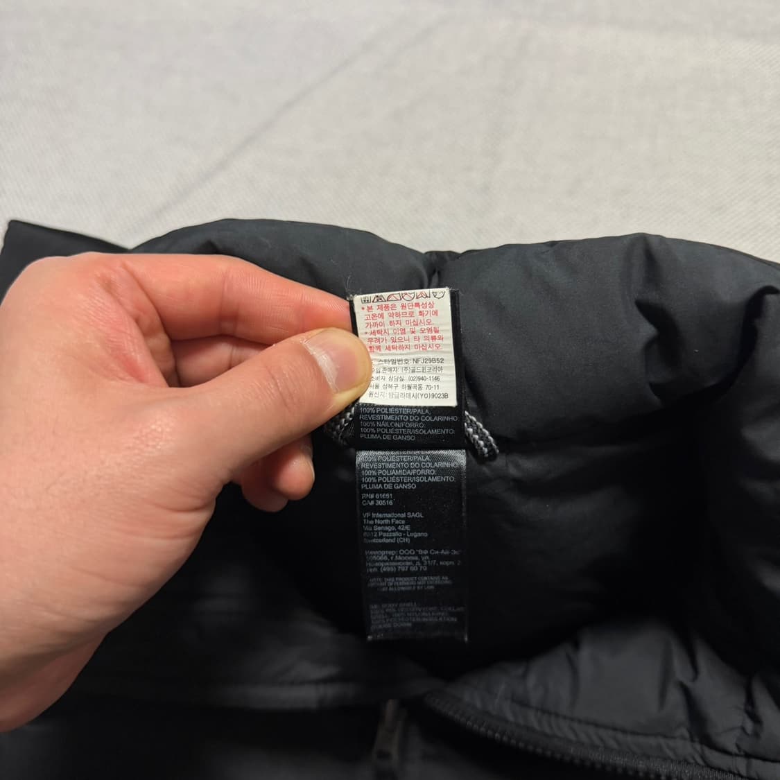 노스페이스 600 구스다운 패딩조끼 상품이미지5
