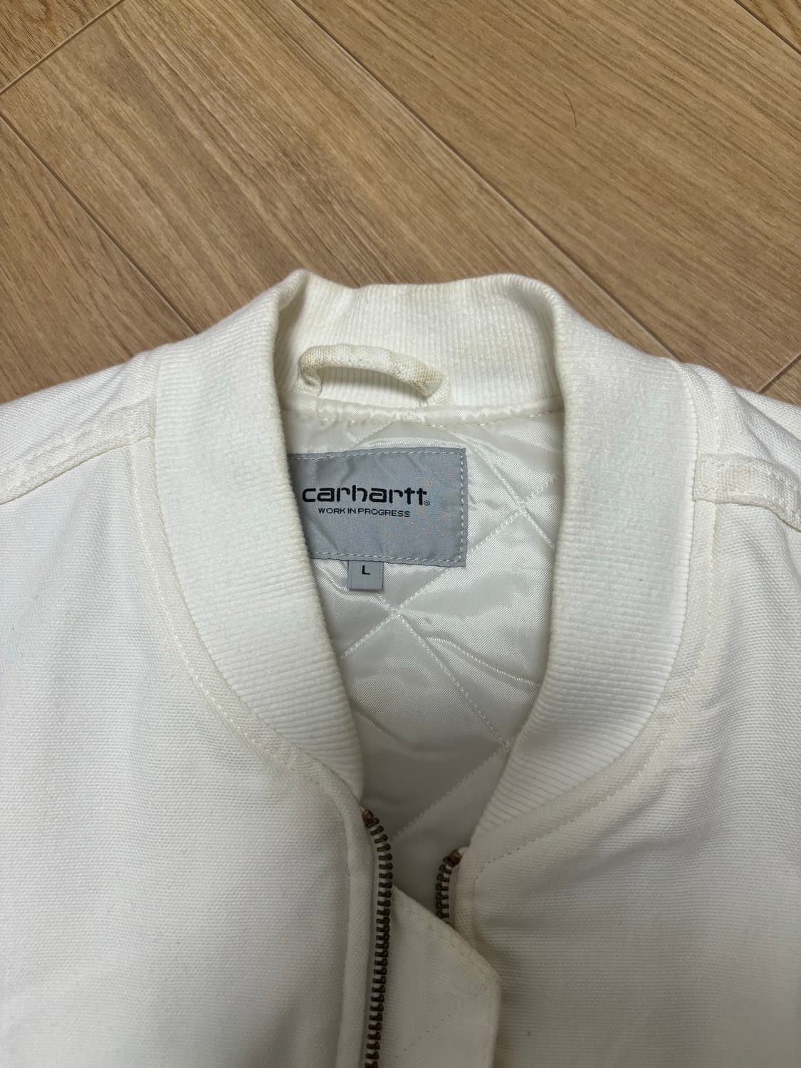 칼하트 WIP 언라인드 디어본 캔버스 베스트 왁스 - 스프링 상품이미지3