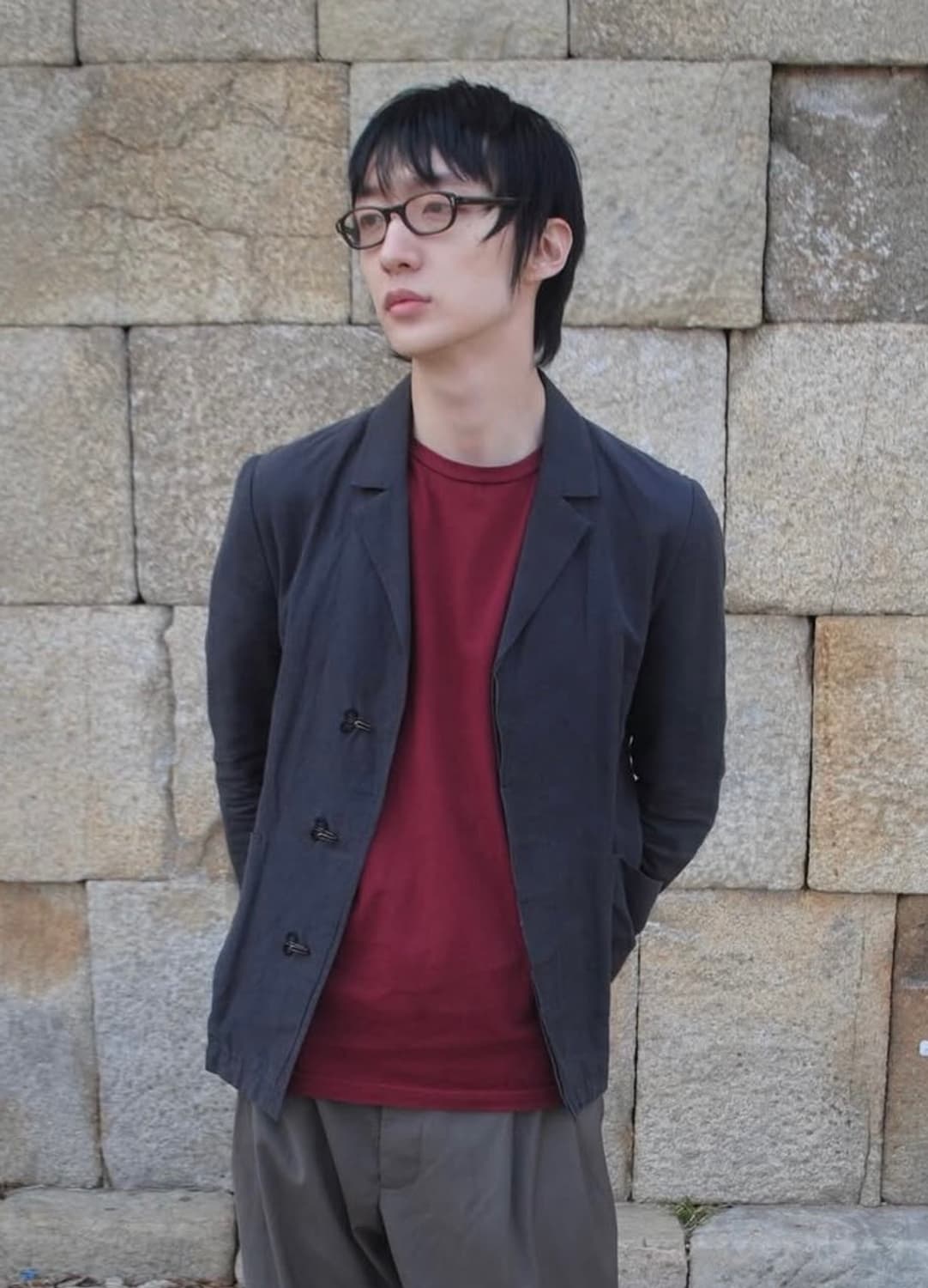 kazuyuki kumagai 린넨 후크 자켓 상품이미지1