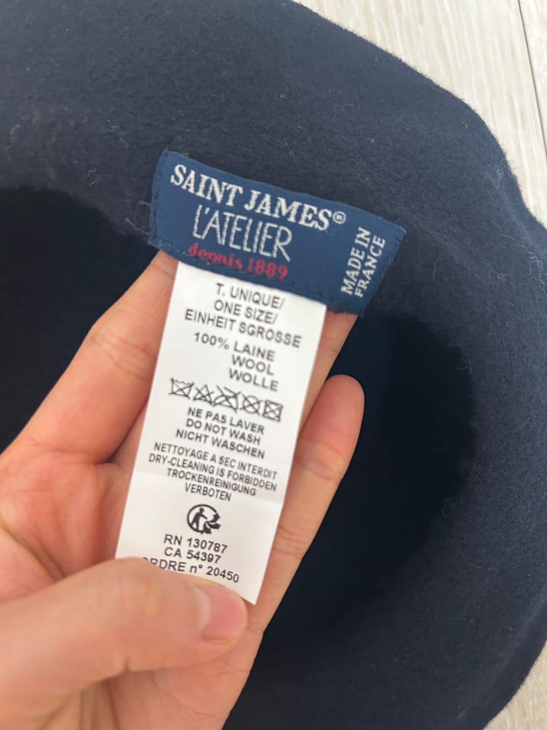 세인트제임스 베레모 울 베레모 네이비  상품이미지2