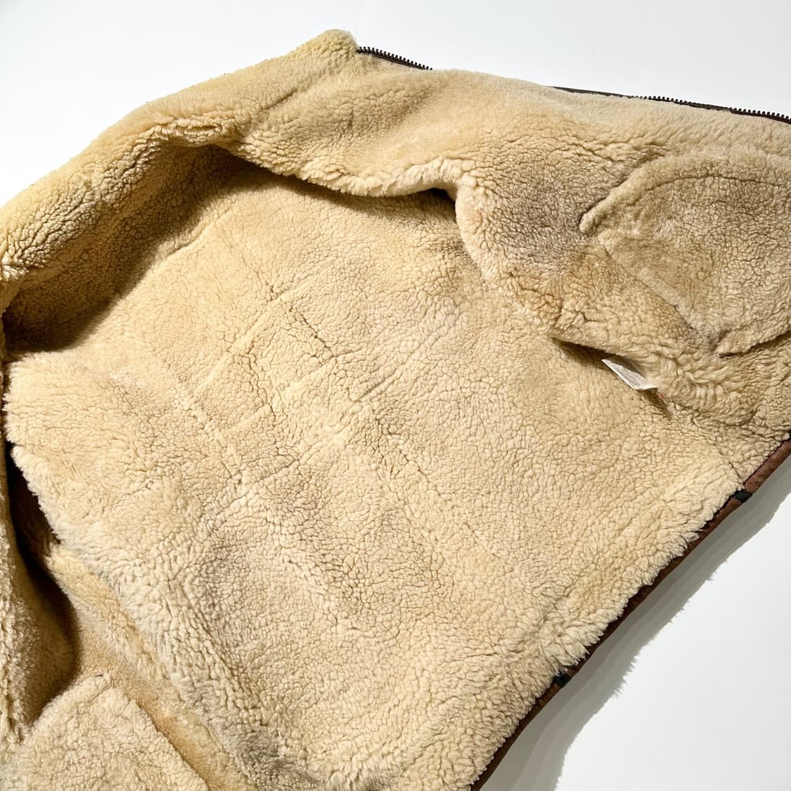 램스킨 시어링 B-3 무스탕 봄버 자켓 상품이미지8