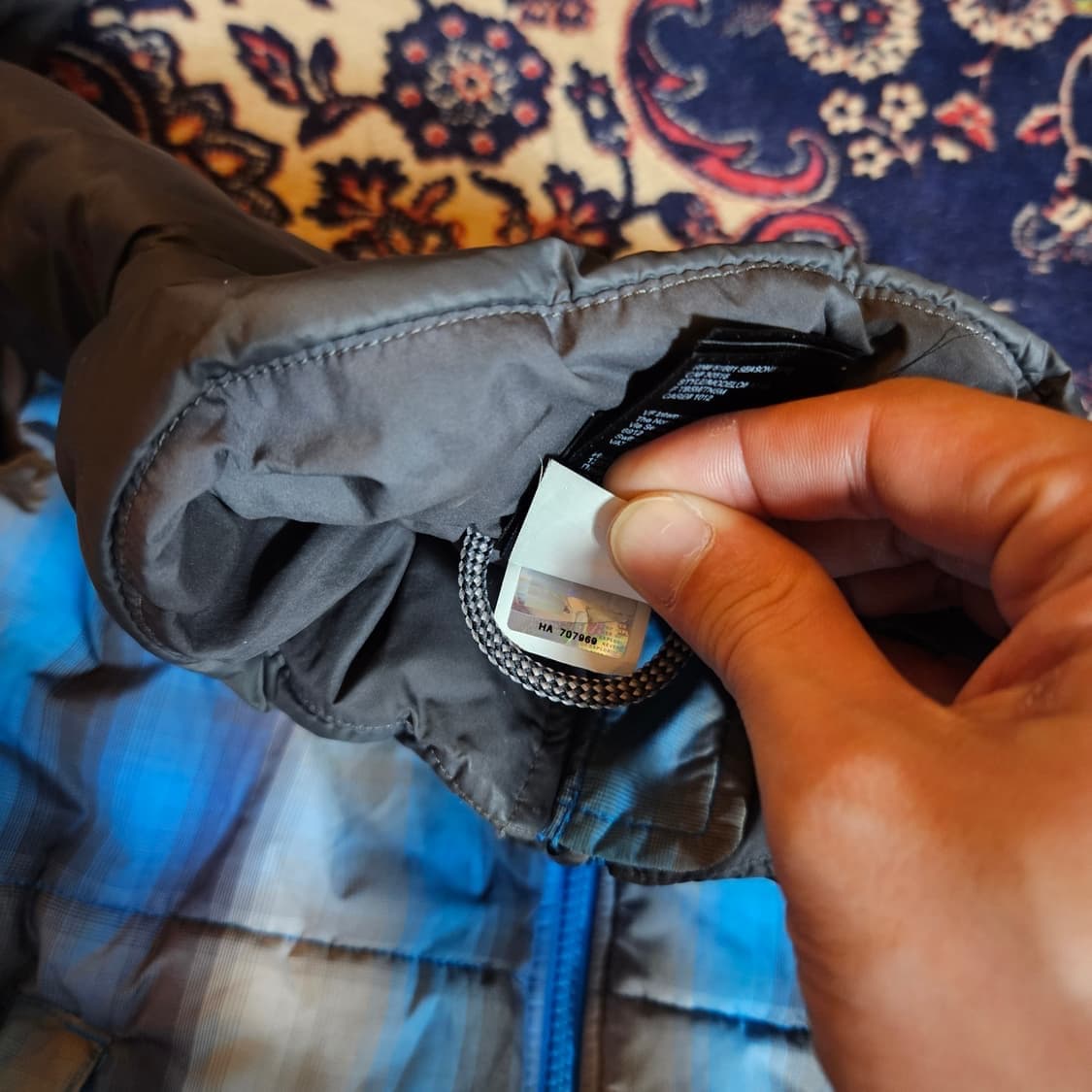 (미사용)노스페이스 체크 블럭 패딩 베스트 M / XL size 2종 상품이미지6