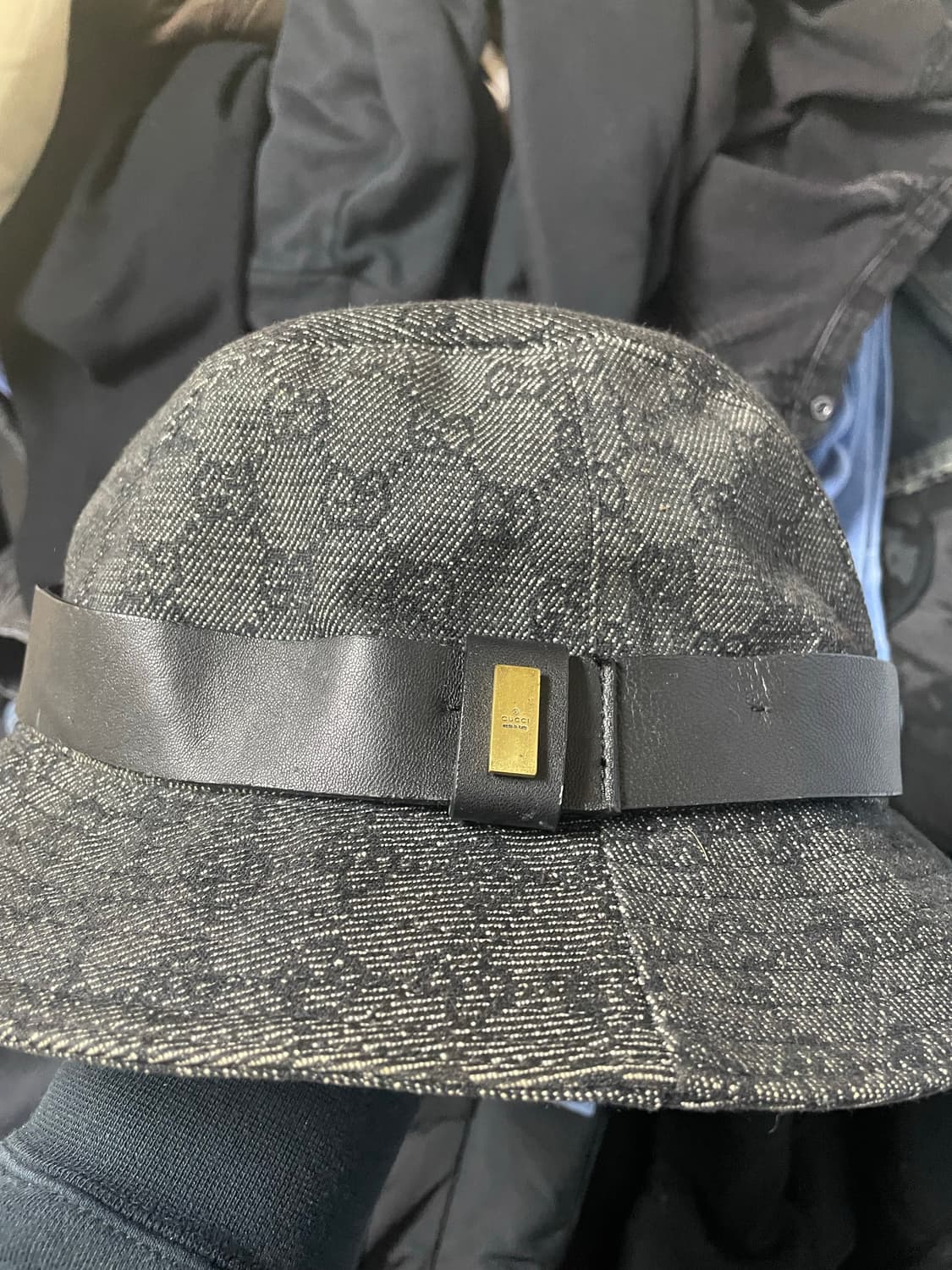 아카이브 구찌 데님벙거지 버킷햇 상품이미지1