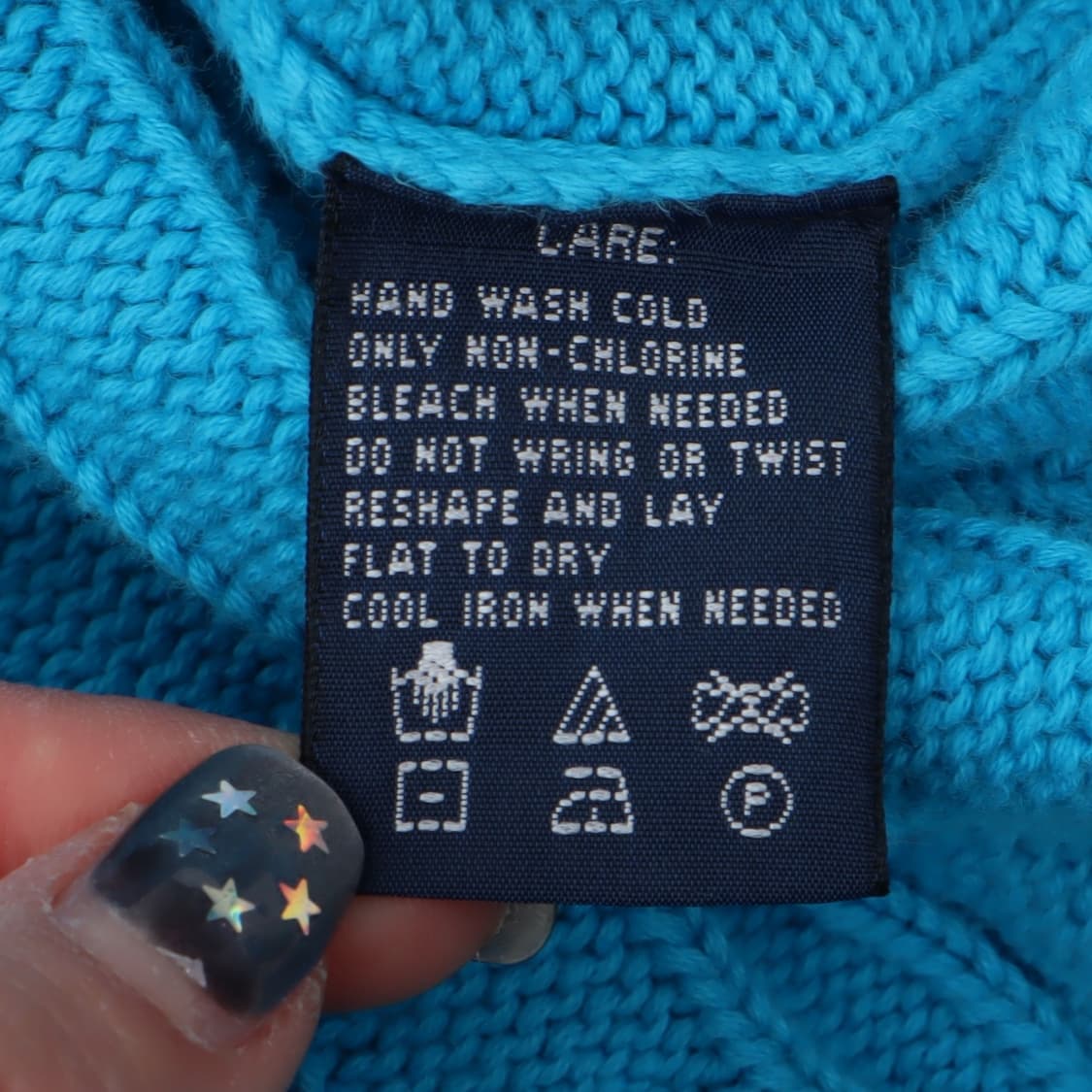 폴로 랄프로렌 라이트 블루 케이블 니트 상품이미지9