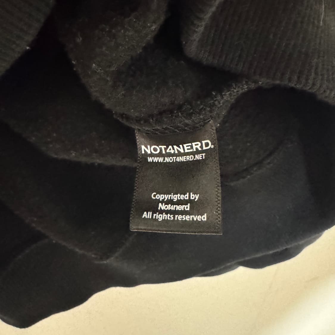 낫포너드 기모 맨투맨 XL 팝니다! 상품이미지4