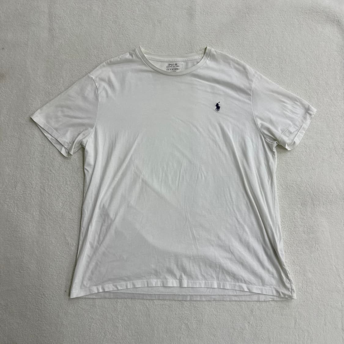 XL 폴로랄프로렌 화이트 반팔 티셔츠 0316T 상품이미지1