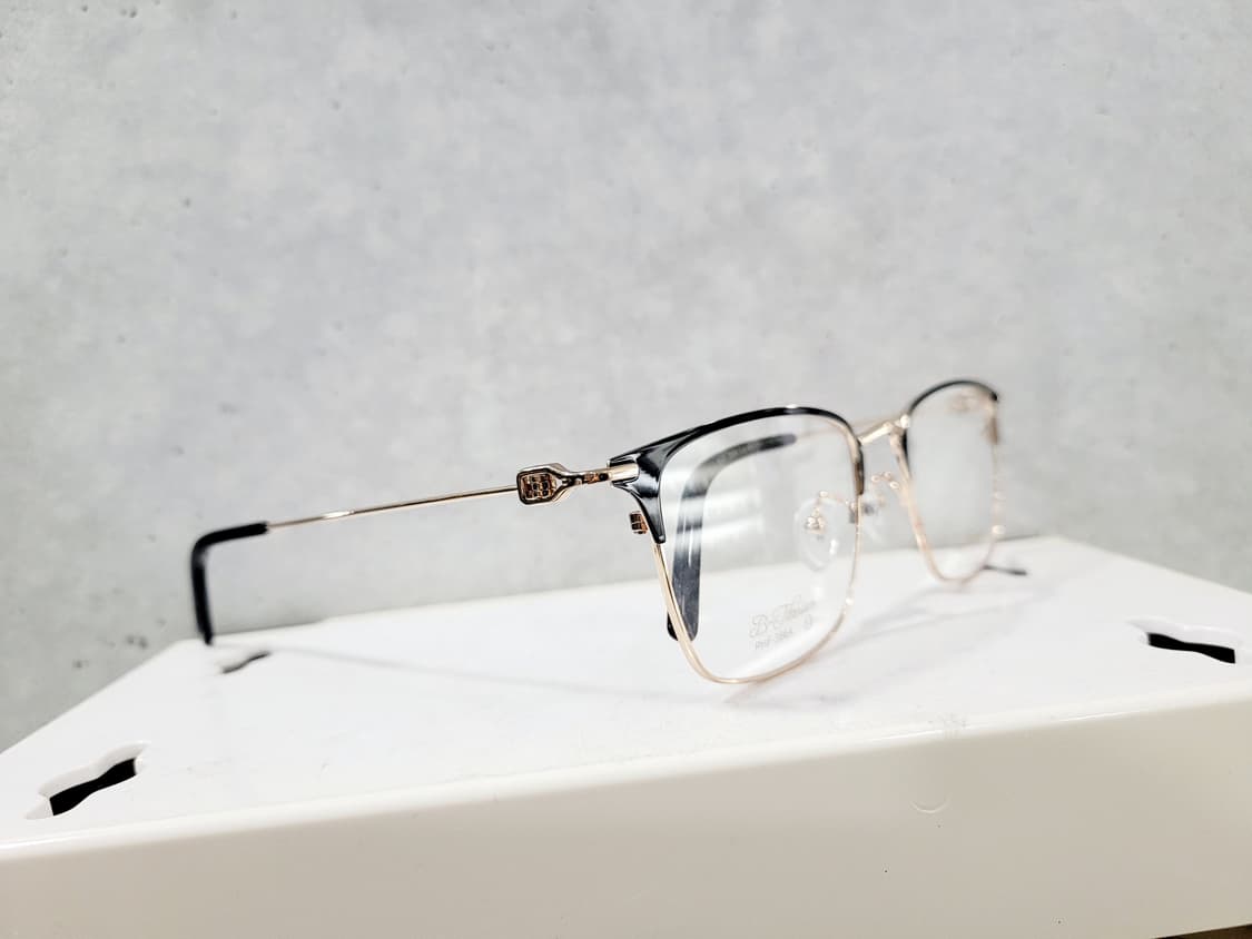 폴휴먼안경 PHF-386A 블랙/골드 티탄 상품이미지7