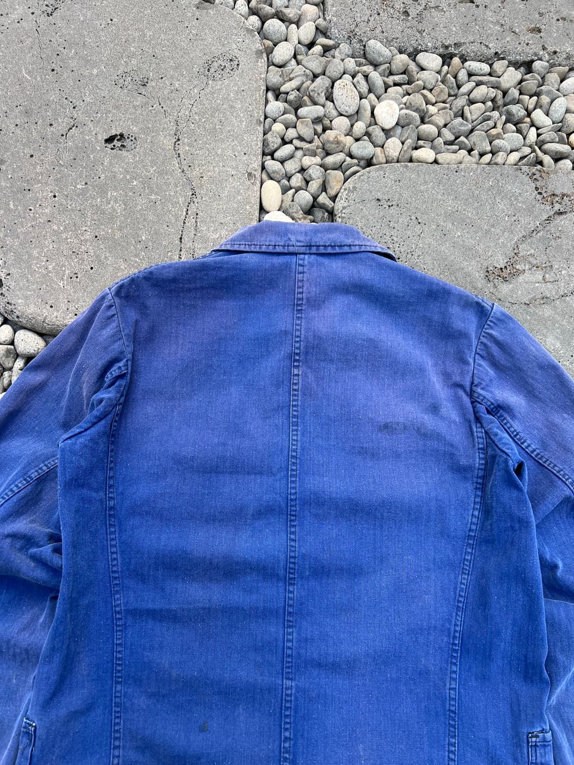 HARD FADED OLD VINTAGE HBT 헤링본트윌 프렌치워크자켓 상품이미지8