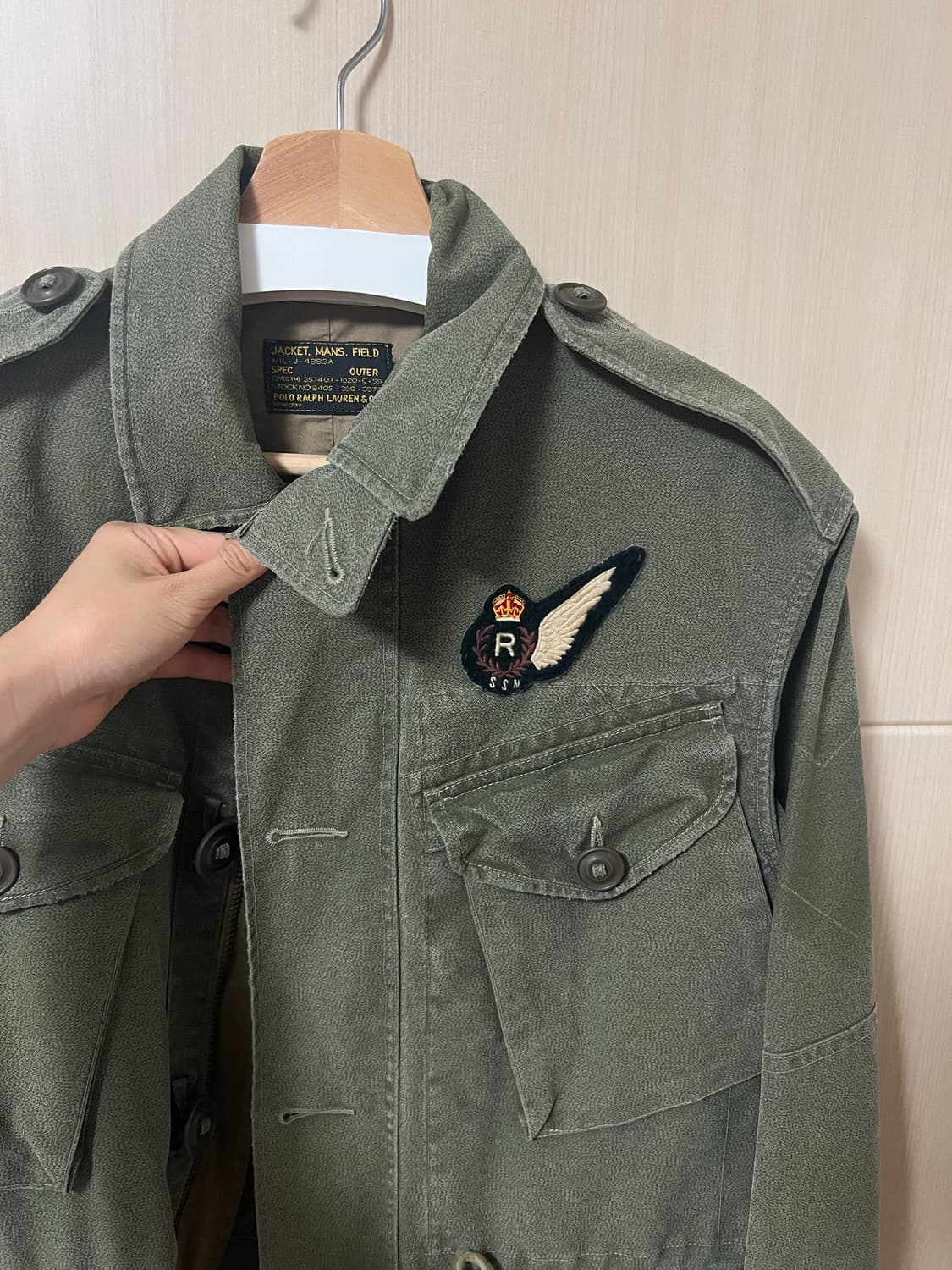 폴로 m43 메이플 컴뱃 필드자켓 xs 상품이미지1