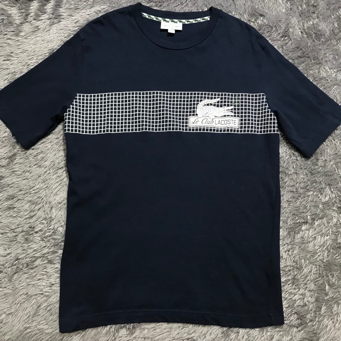 [[M, A급] 라코스테(LACOSTE) 네트 프린트 반팔티@555   상품이미지2