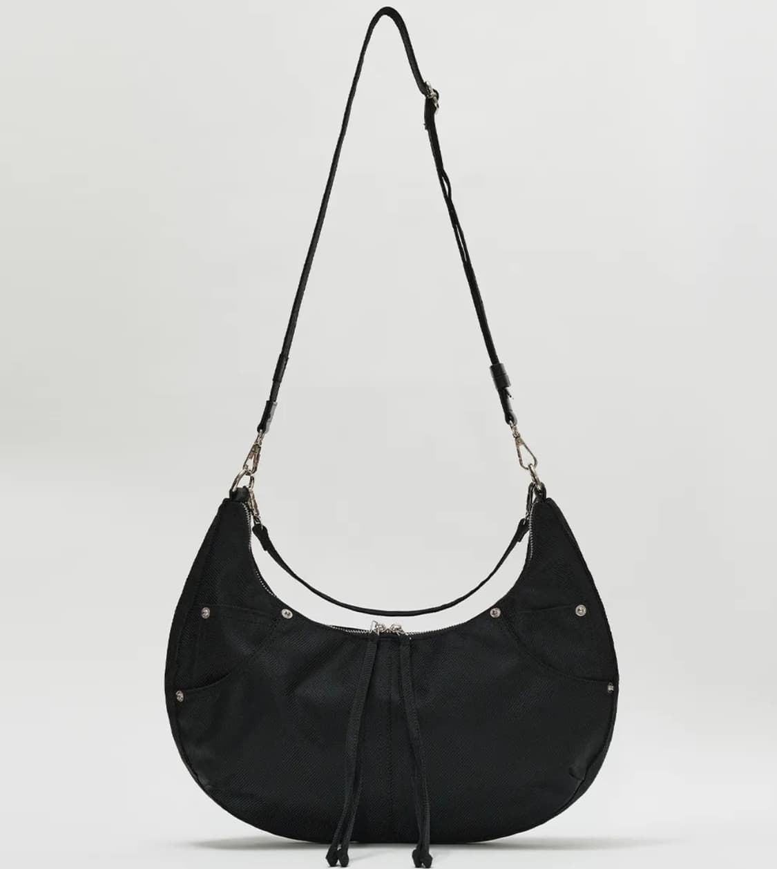 메종미네드 TWO TONE SADDLEBAG BLACK 상품이미지1