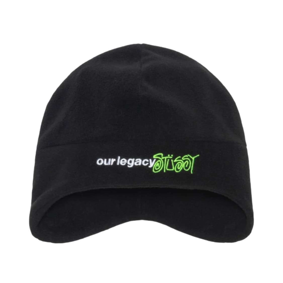 스투시 X 아워레가시 워크샵 폴라 플리스 비니 블랙 상품이미지1