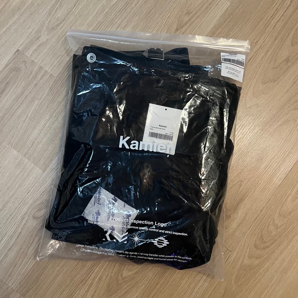 카미엔 고구마 버뮤다 팬츠 블랙 상품이미지2