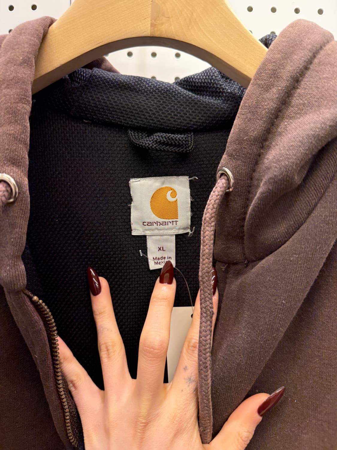 칼하트 브라운 후드집업 U1100 상품이미지5