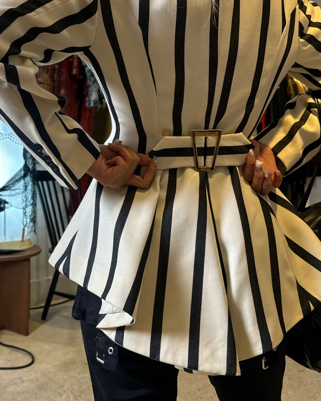 90s 스트라이프 자켓 상품이미지6