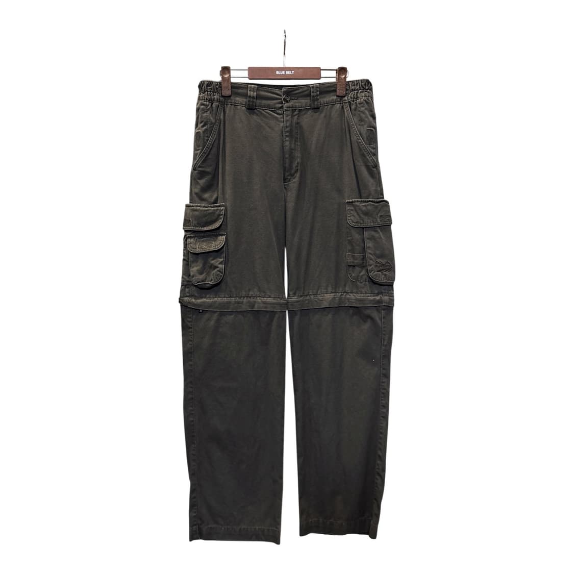 WINDRIVER 아웃도어 컨버터블 카고팬츠 투웨이 유틸포켓 디테일 카키 상품이미지1