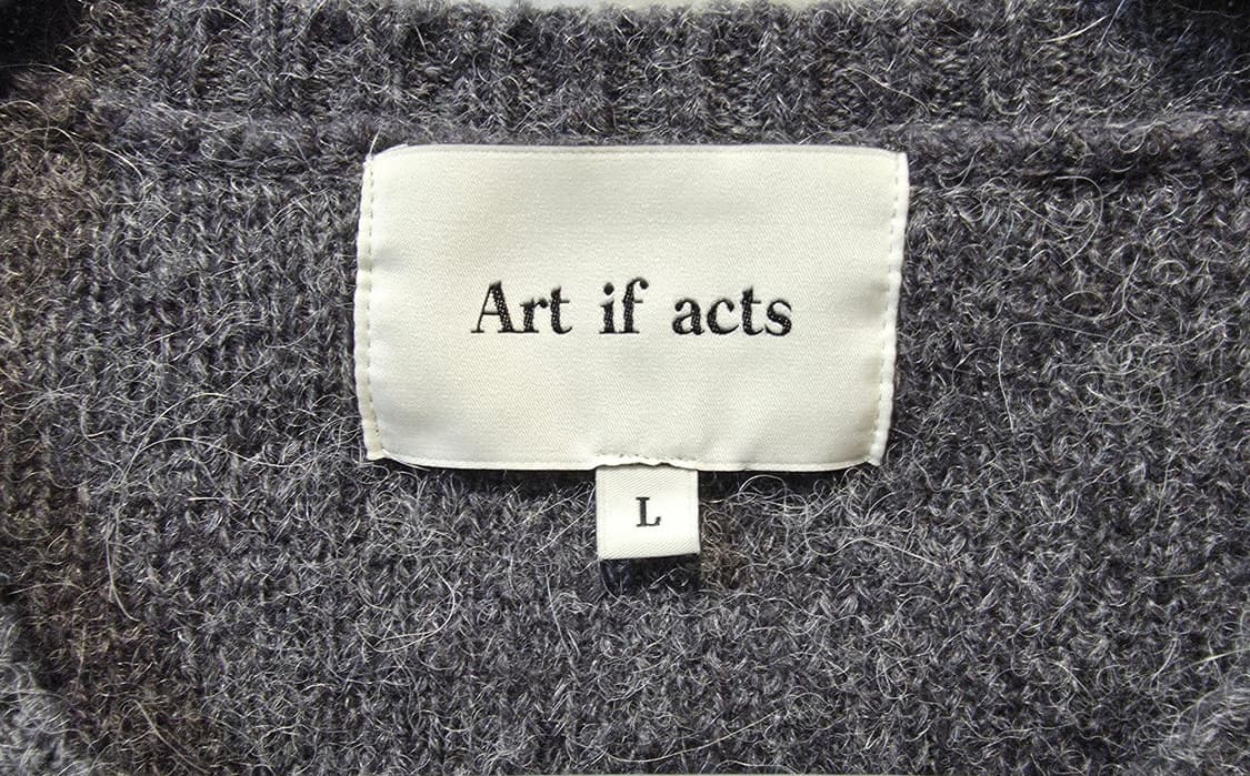 아트이프액츠 모헤어 가디건 차콜 L 상품이미지2