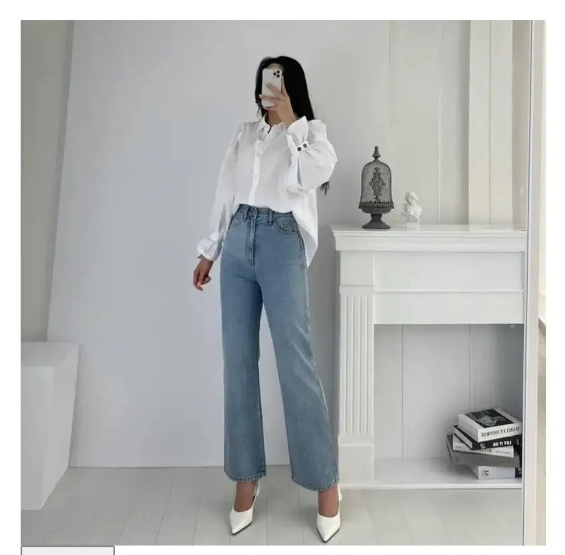 러블리소매퍼프셔츠블라우스벌룬카라심플박시아방핏긱시크모리걸남친셔츠정장 상품이미지3