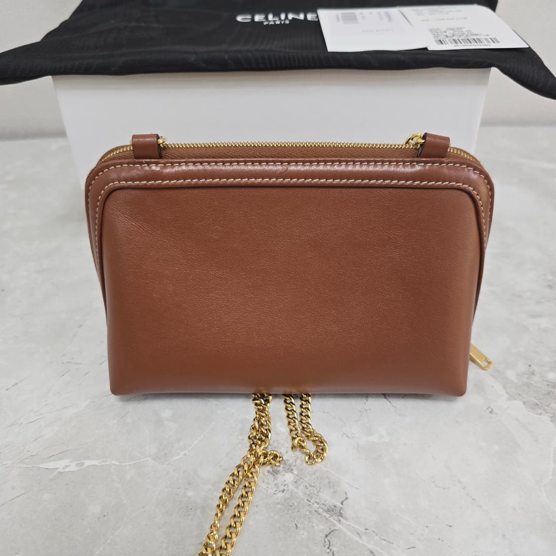 셀린느 체인 클러치 숄더백 판매 상품이미지5