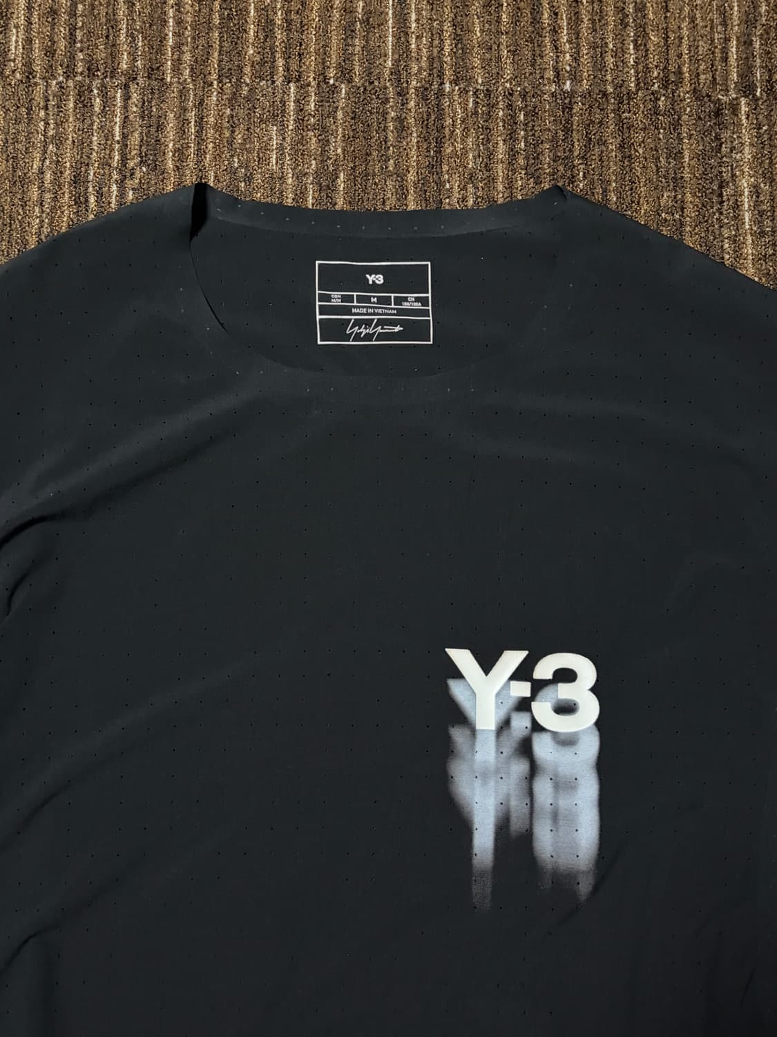 24SS Y-3 런 그래픽 로고 반팔티 상품이미지6