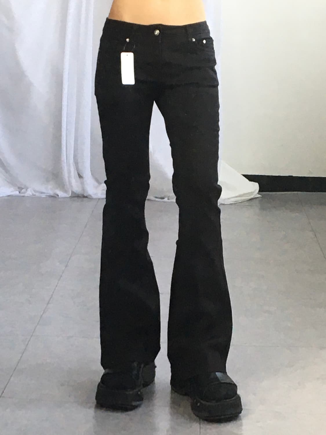 Black slim fit pants 상품이미지9
