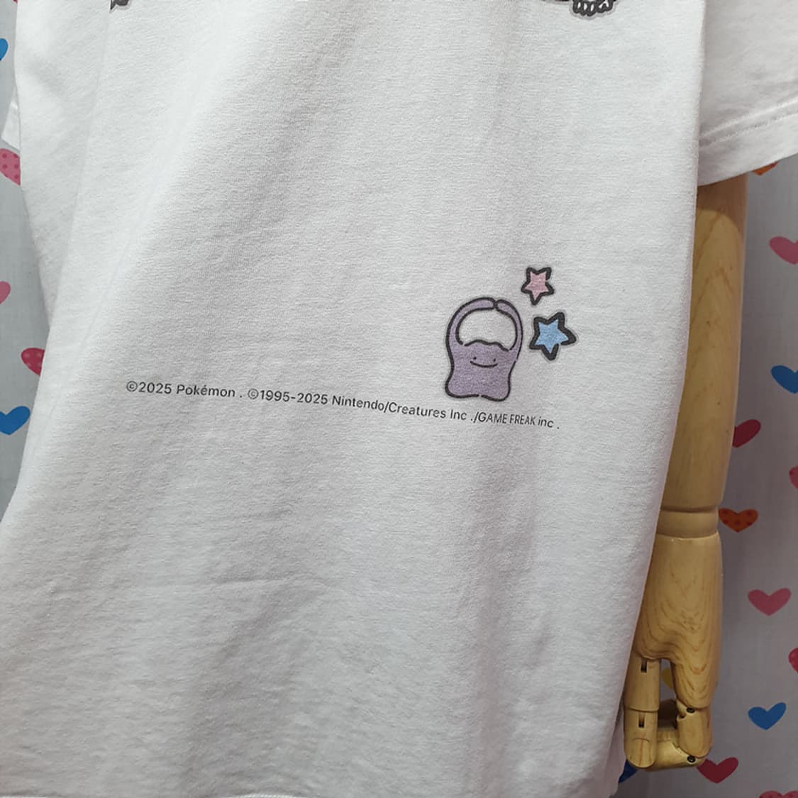 유니클로 포켓몬스터 메타몽 이상해씨 파이리 꼬부기 캐릭터프린팅 반팔티셔츠 상품이미지5