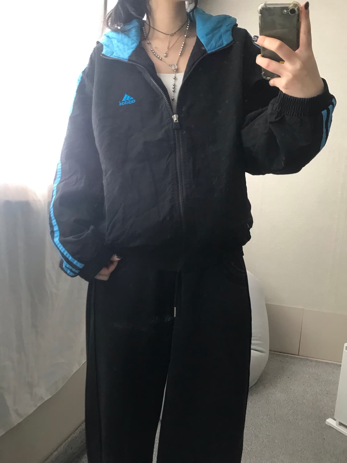 아디다스 90s 누빔 패딩 상품이미지2