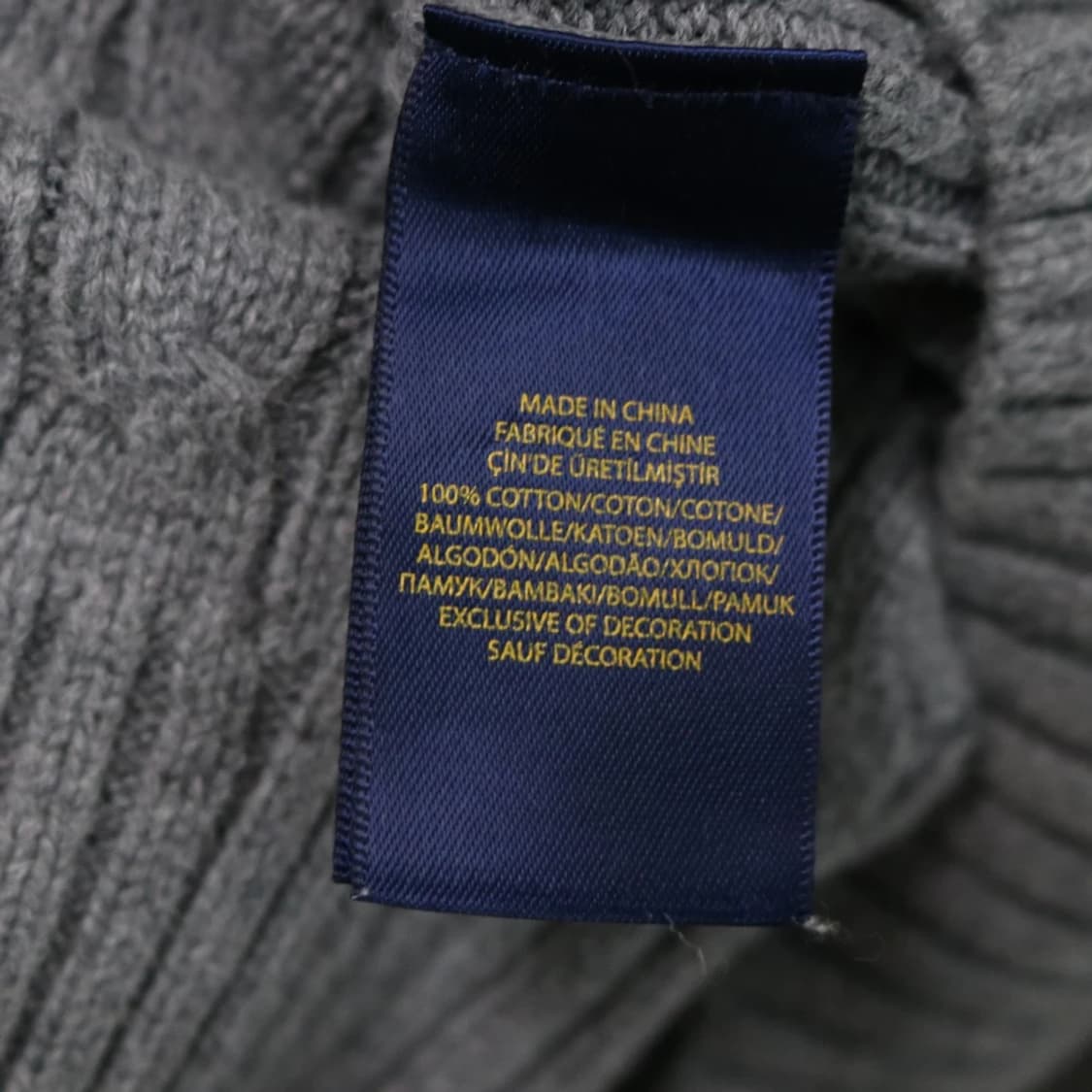 폴로랄프로렌 네이비포니 꽈배기 니트 60841 상품이미지7