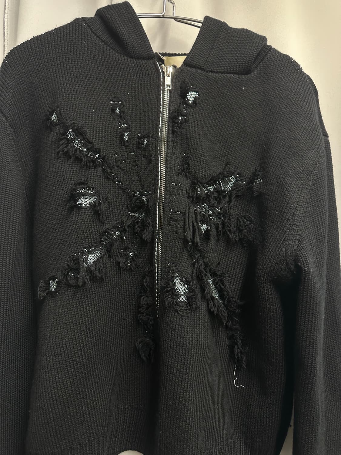 Ponder.er 니트 크롭 후드집업 상품이미지2