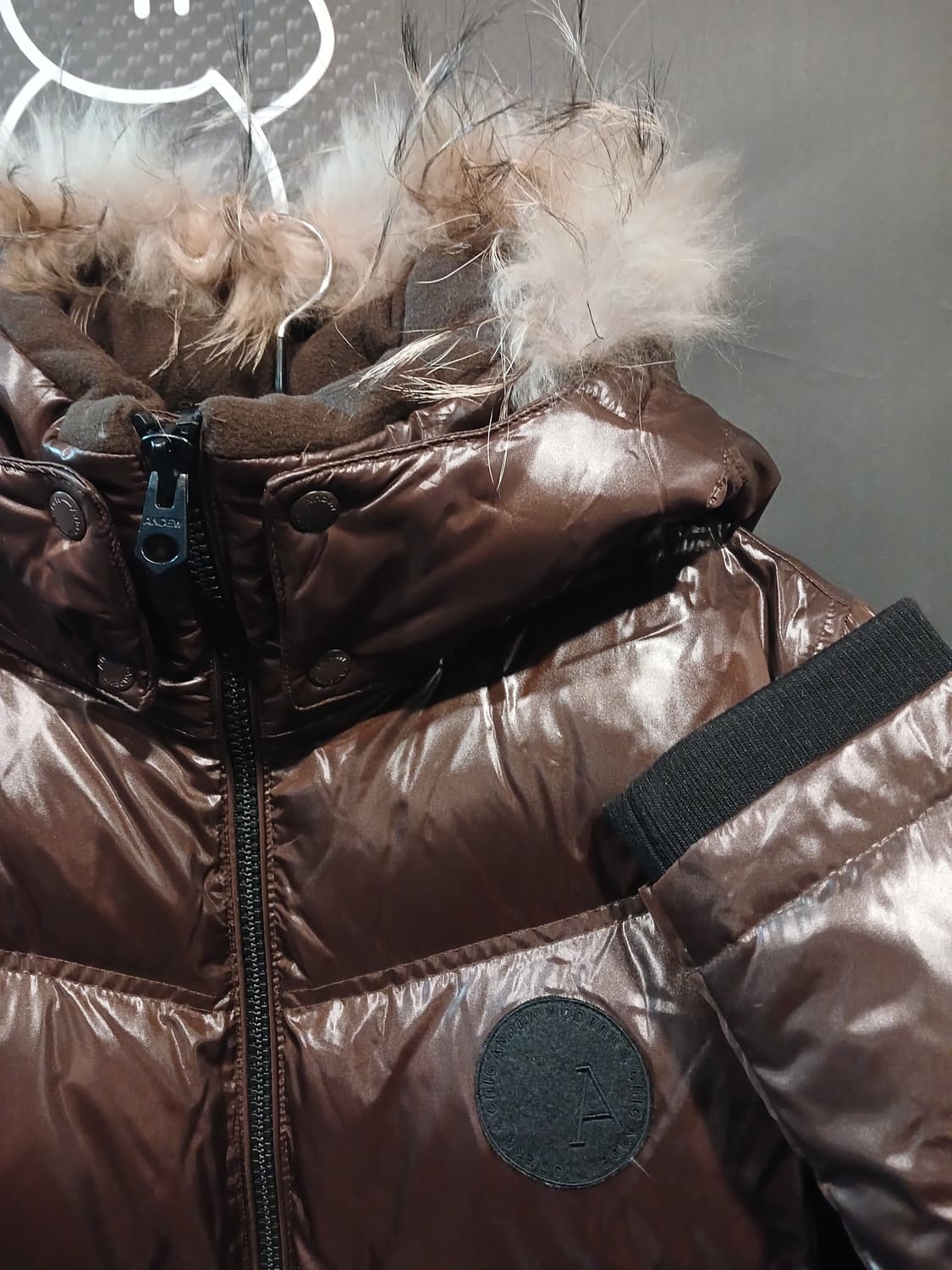 앤듀 유광 다운 자켓 상품이미지2