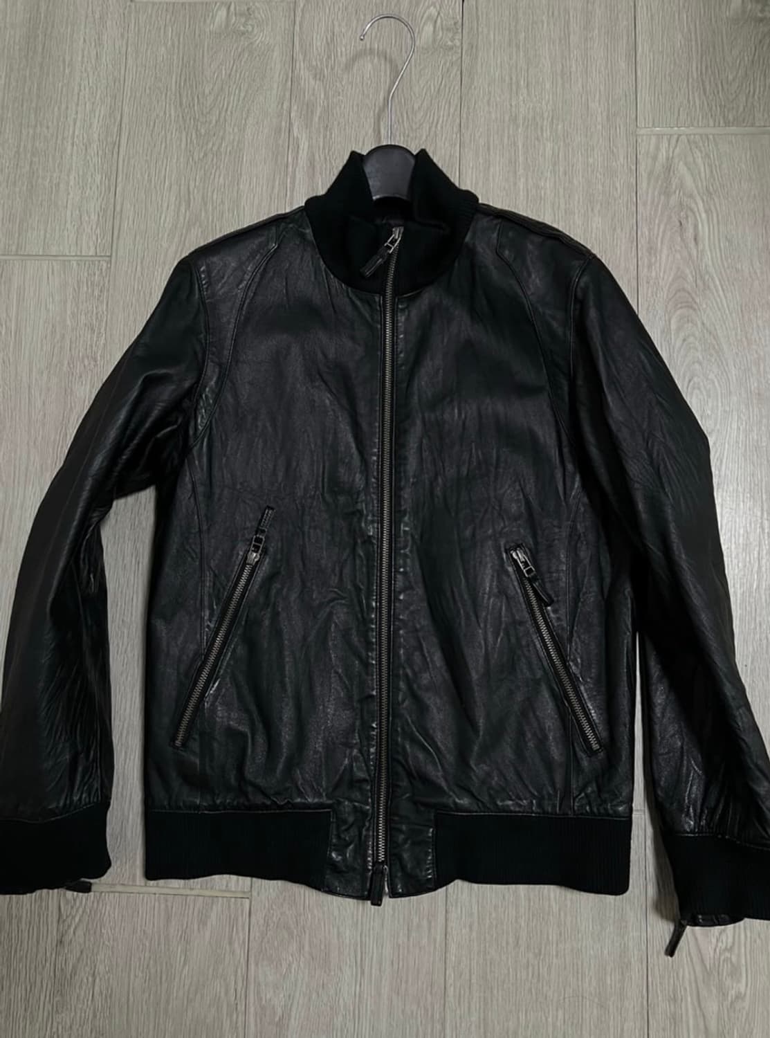 레더 집업 상품이미지3