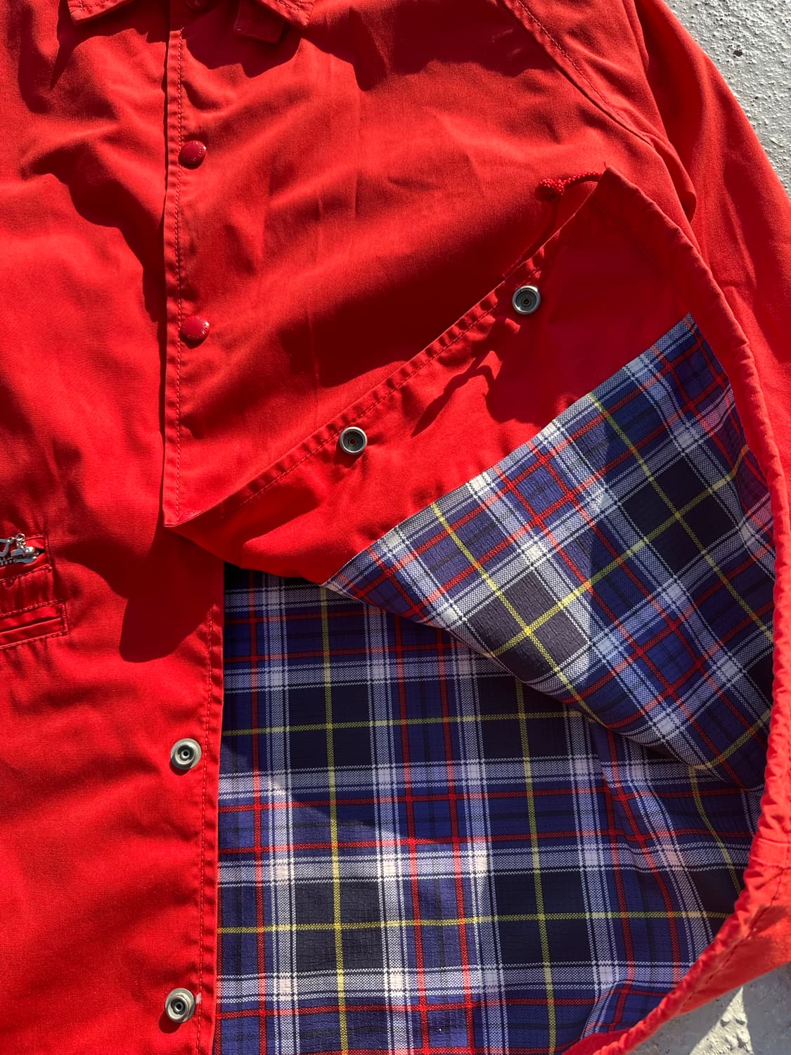 빔즈플러스 블루종 드리즐러 자켓 레드 L  상품이미지3