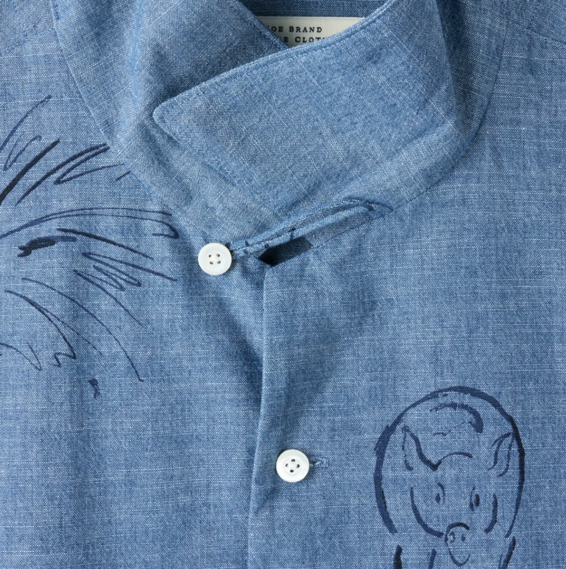 올드조 241OJ-SH07 indigo shirts drawing 상품이미지6