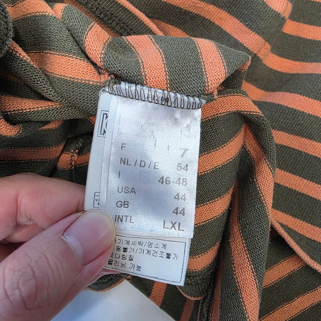 [LXL]세인트제임스 스트라이프 단가라 티셔츠 상품이미지4