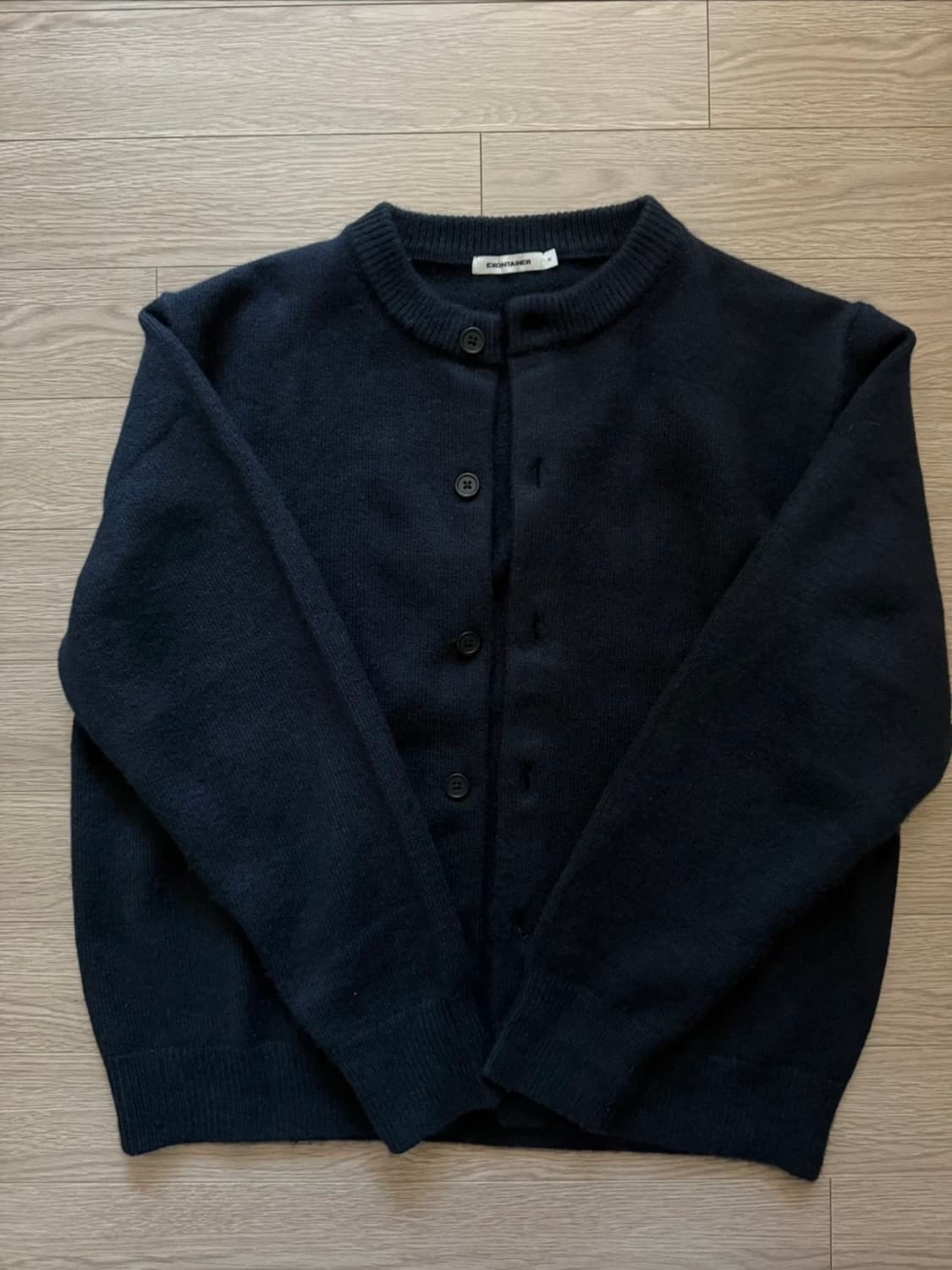 엑스컨테이너 가디건 네이비 상품이미지2