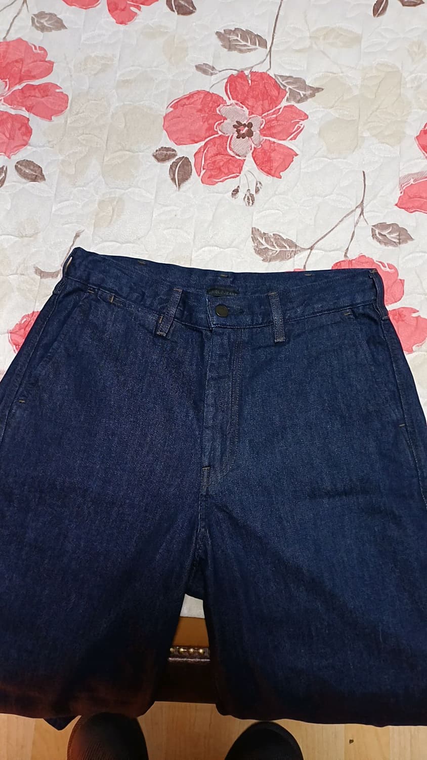 유니클로 와이드 테이퍼드진 29인치 기장100 상품이미지4