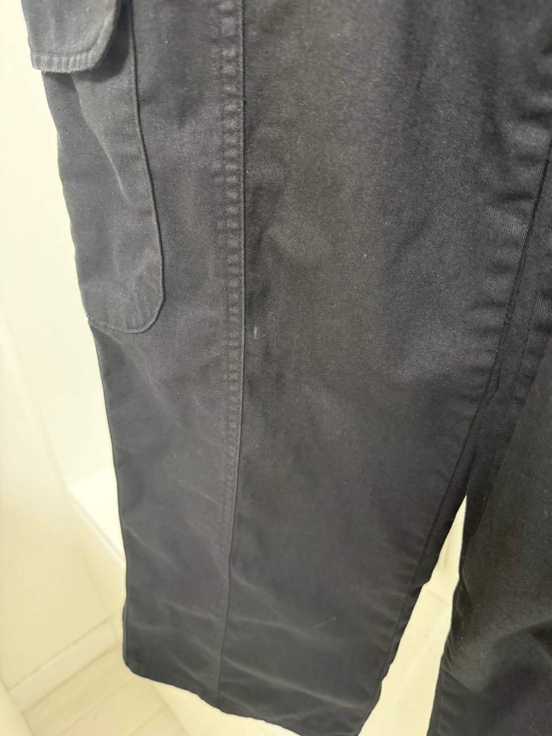 (S) 애즈온 디토 카고팬츠 블랙 as_on Ditto cargo pan 상품이미지7