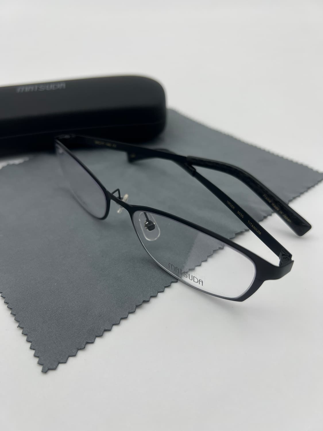 마쯔다 MATSUDA 메탈 스퀘어 안경 8035 상품이미지4