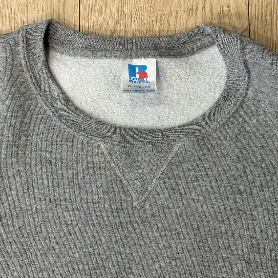 러셀 맨투맨 90s 크루넥 스웻셔츠 빈티지 그레이 XL RUSSELL 상품이미지1