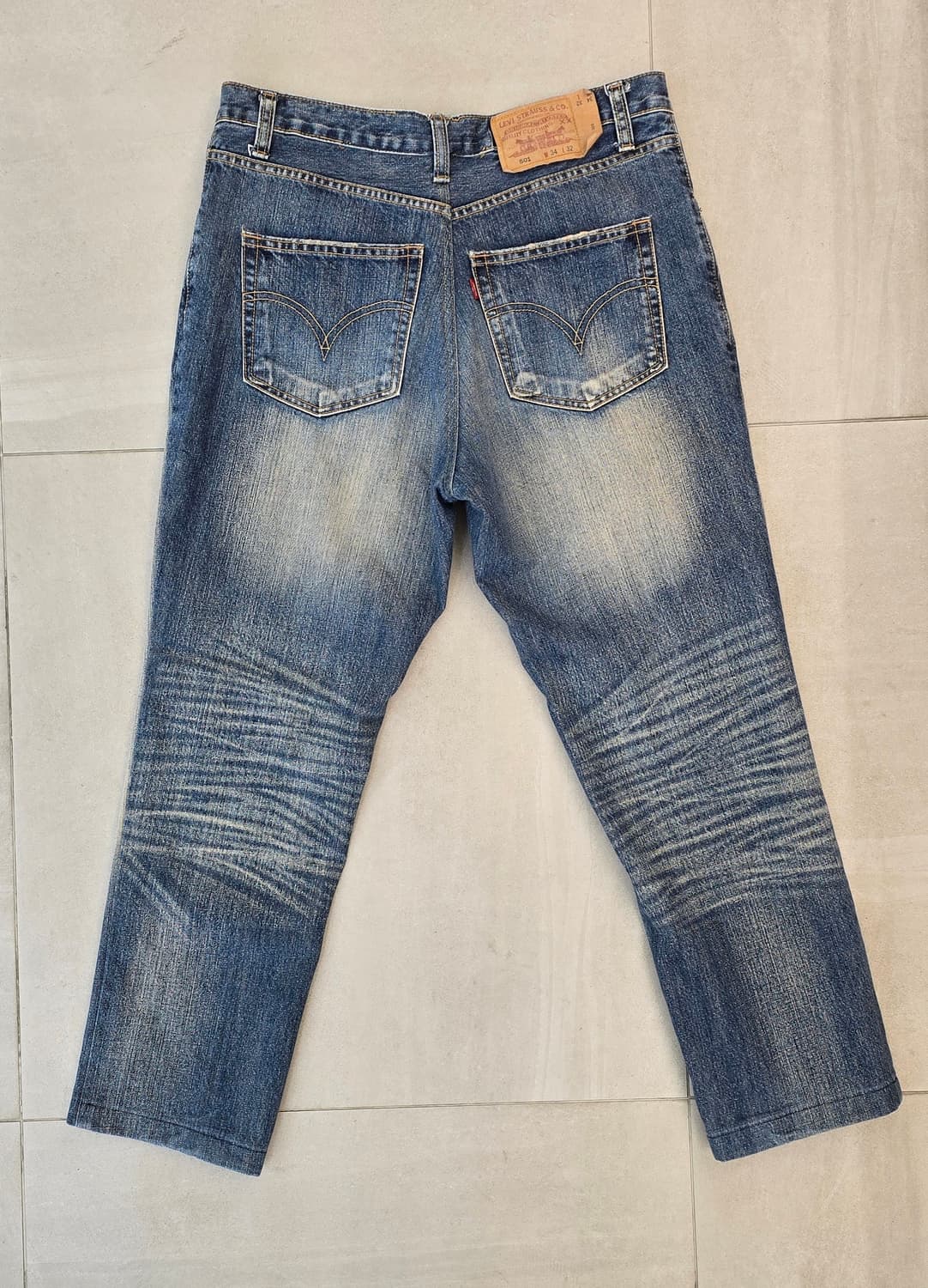 리바이스 501 남성 청바지 W34 L32 상품이미지2