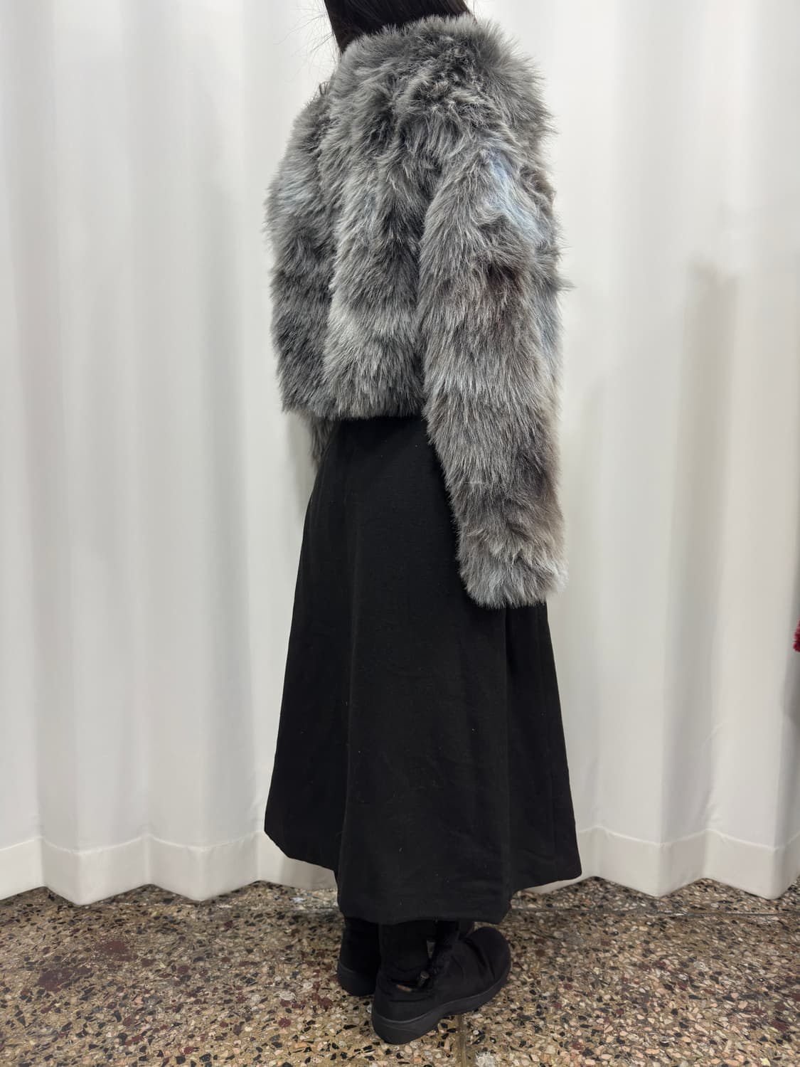 shein fur jacket 상품이미지5