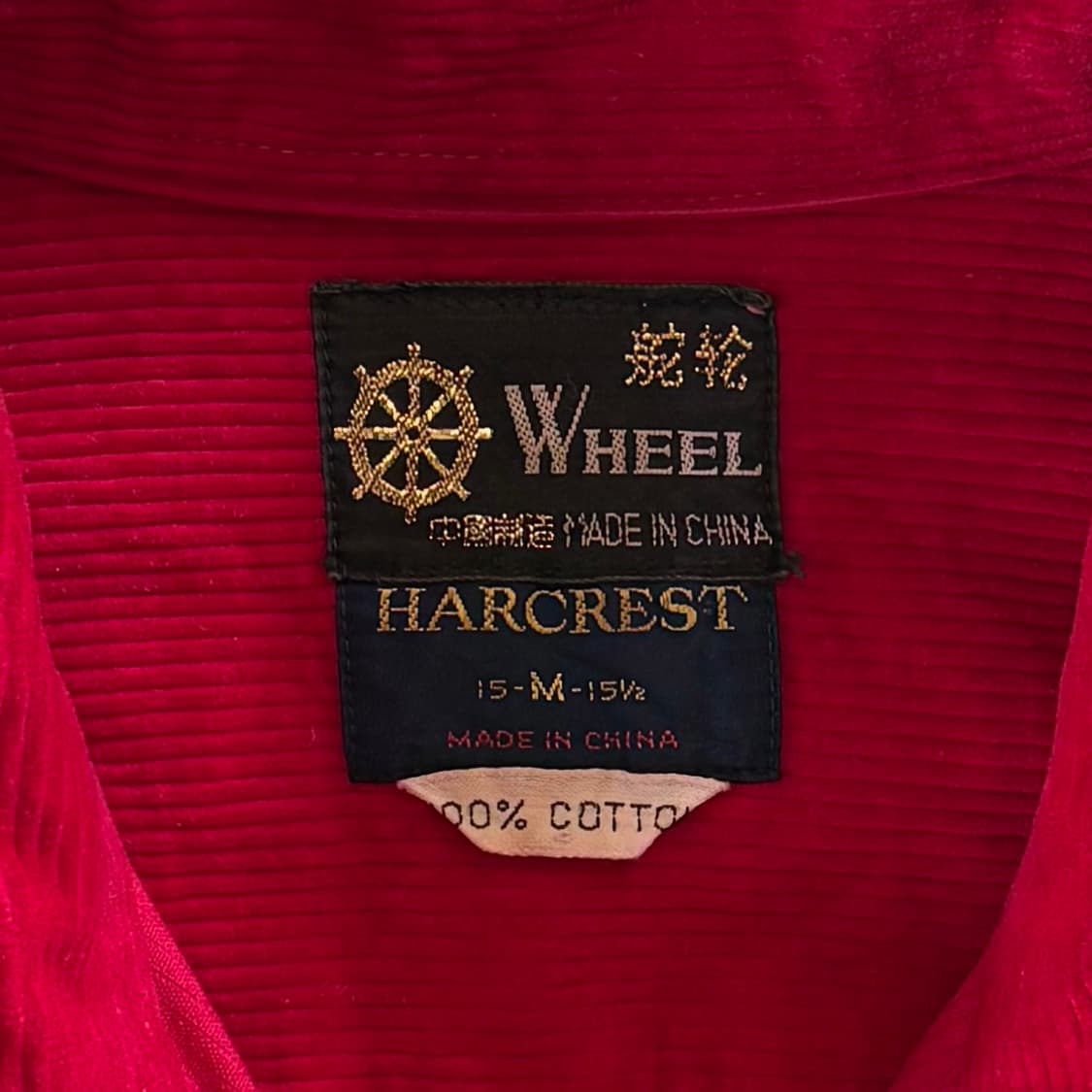 (102) 50s USA WHEEL HARCREST 코듀로이 워크 셔츠 상품이미지3