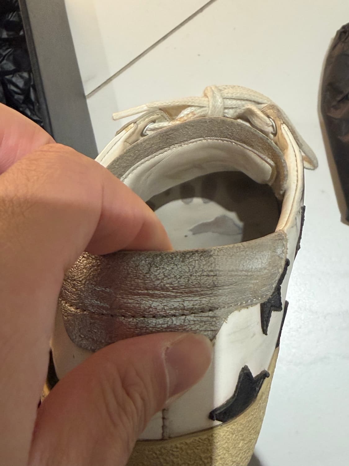 생로랑 스타 로우탑 스니커즈 42.5사이즈 상품이미지4