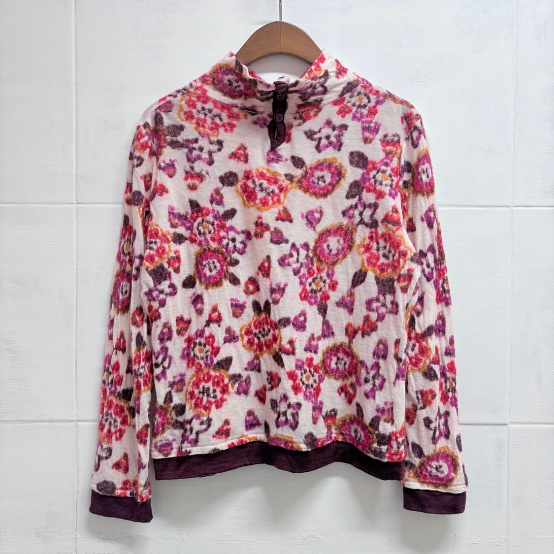 keiko suzuki 레이어드 울 자수 롱 슬리브  상품이미지5