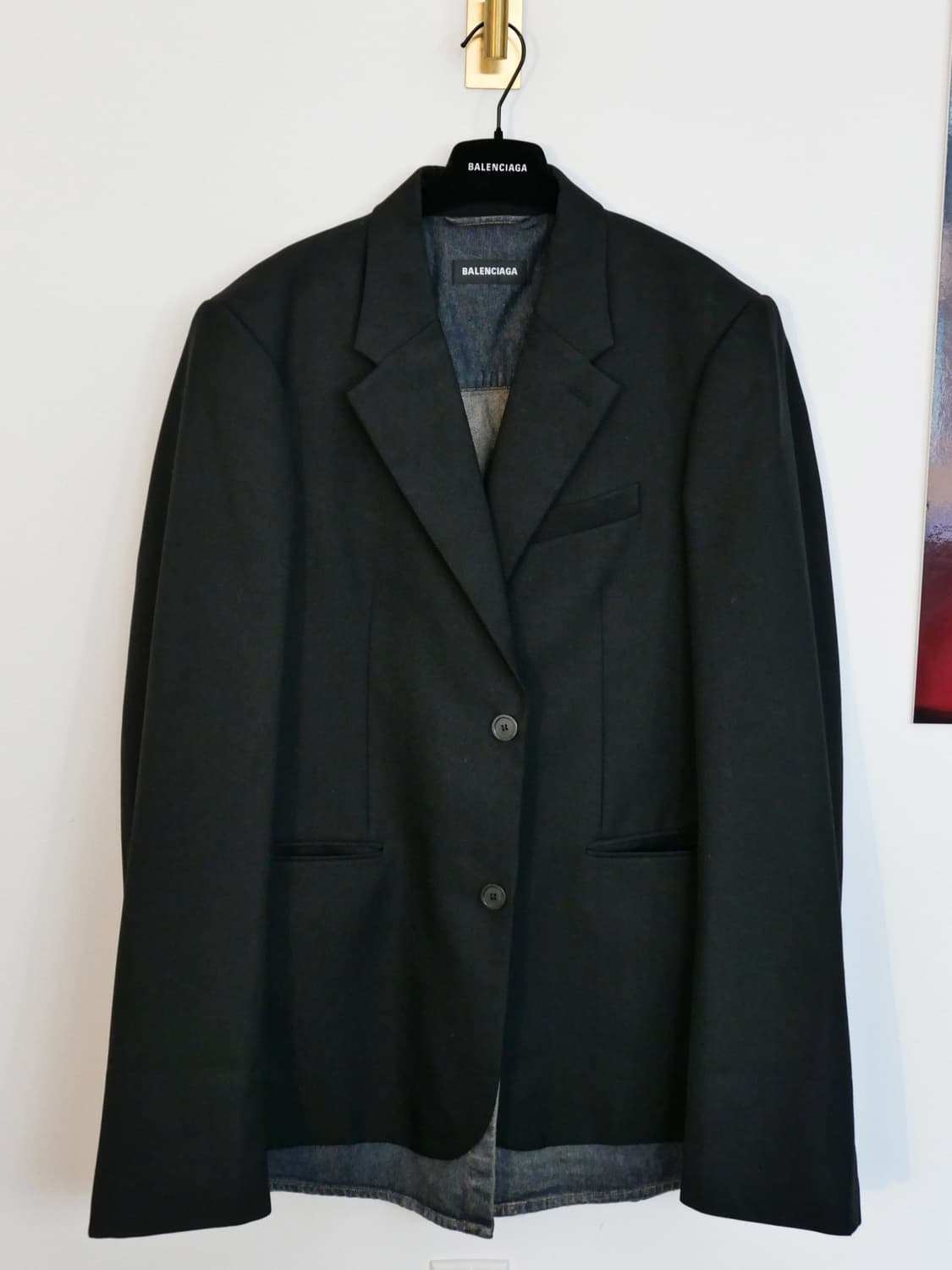 발렌시아가 데님 레이어드 블레이저 상품이미지4