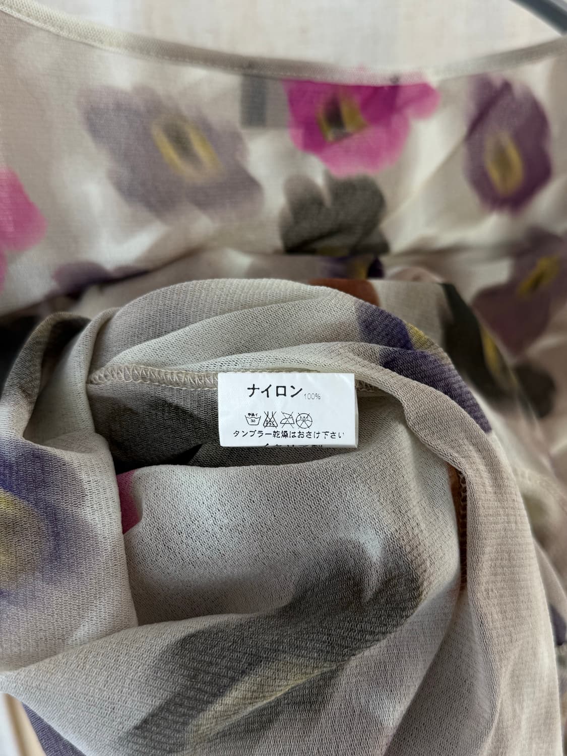 Cividini 플라워 프린팅 매쉬 탑 상품이미지7