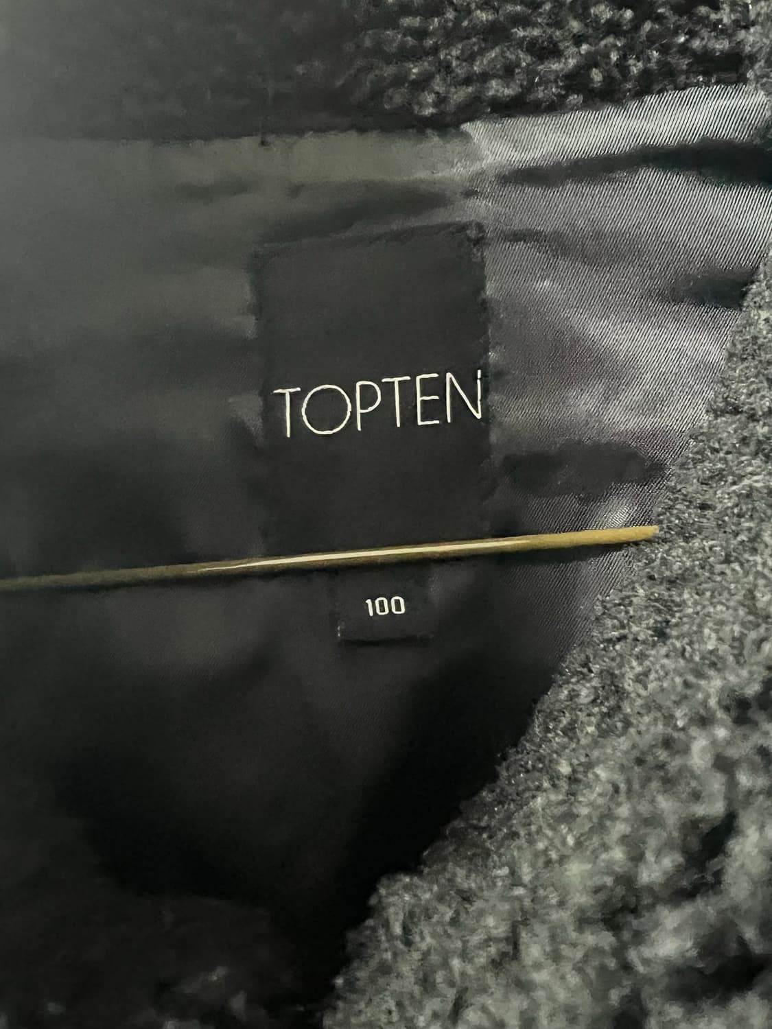 탑텐 블랙 후리스 베스트 상품이미지2