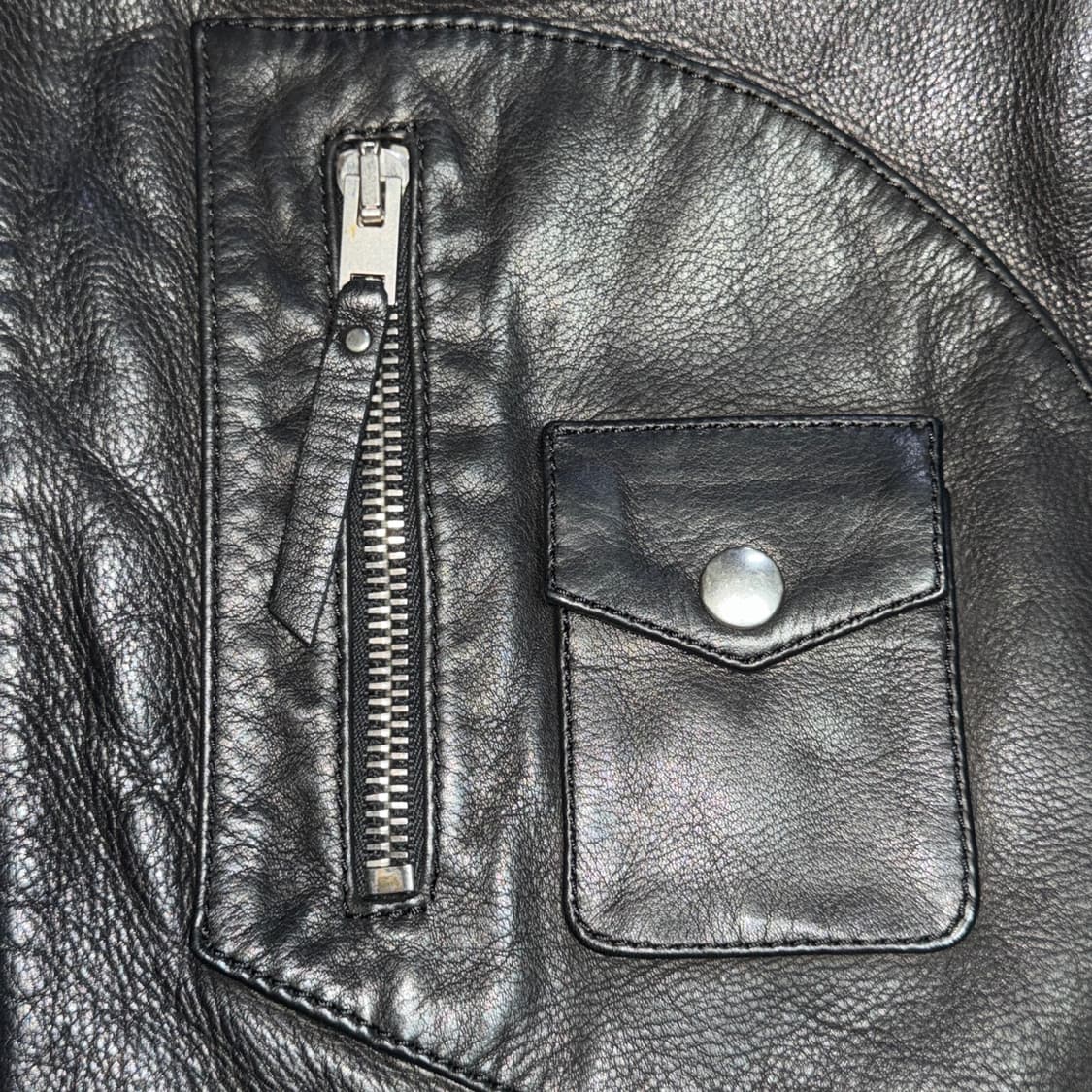 더 쿠플스 D링 포켓 라이더자켓 S 상품이미지5