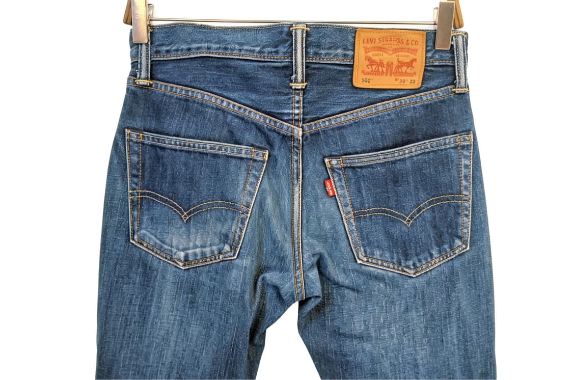  Levi's 502 인디고 워싱 테이퍼드 데님팬츠 상품이미지4